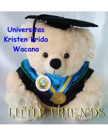 Boneka Wisuda Universitas Kristen Krida Wacana (30 cm)